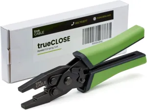 trueCABLE Parallel Crimping Pliers, Toolless Keystone Jack and Field Termination Plug Closure Tool, trueCLOSE