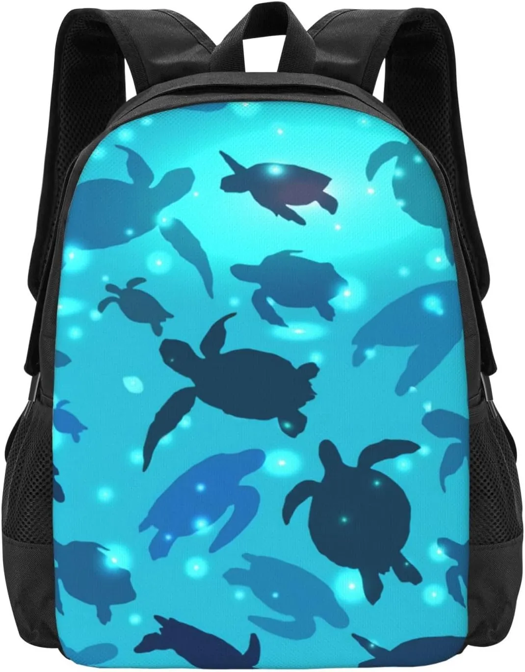 Turtle Swims Lightweight Packable Backpack Travel Casual Large Capacity Daypack Foldable Backpack For Men Women
