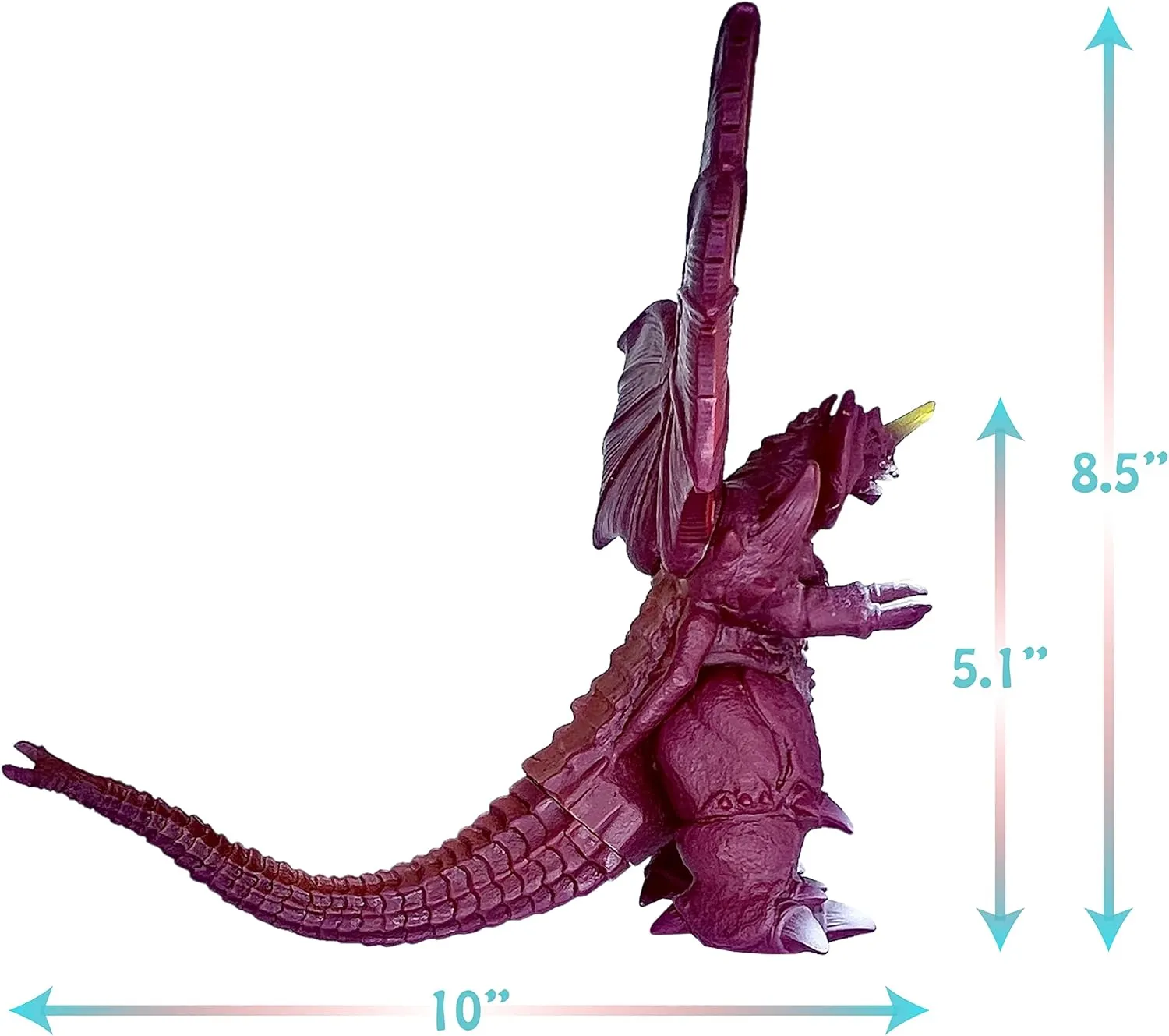 TwCare Destoroyah vs Godzilla Destroyah Action Figures Toys, Movie Series Movable Joints King of The Monsters Soft Vinyl, Travel Bag