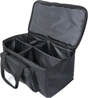 U`King Waterproof Par Light Bag - Padded Stage Lighting Storage Bag for 4 Par Spotlight Lights, Durable & Lightweight with Accessory Pocket, Ideal for DJs, Musicians, and Event Planners