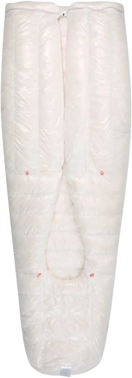 Ultralight Down Sleeping Bag -5°F 800FP for Winter Camping & Hiking, 10D Fabric, Windproof Twilight Quilt(Twilight-White-L)