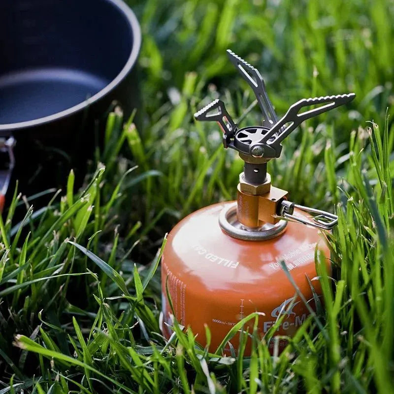 Ultralight Gas Stove & Titanium Cup Set