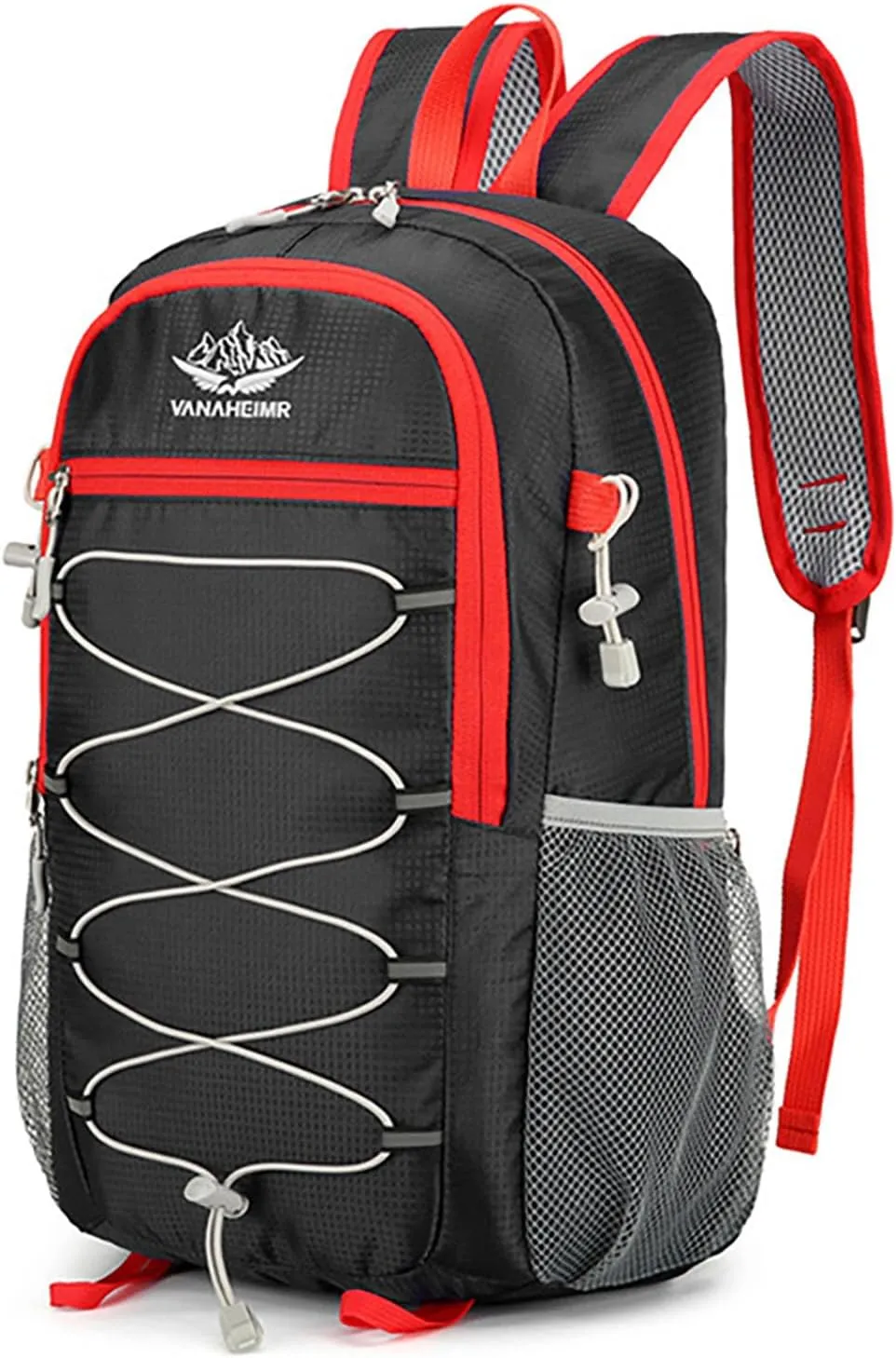 Ultralight Lightweight Large Capacity Packable Foldable Outdoor Travel Camping Hiking Backpack Rucksack (Black)