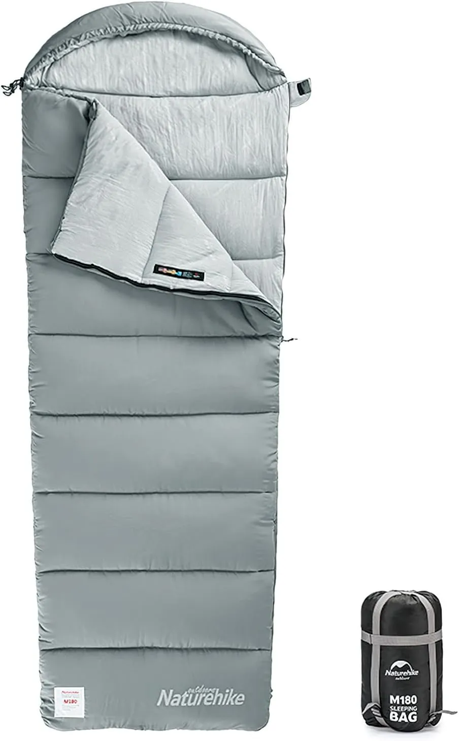 Ultralight Sleeping Bag 25°F-54°F with Hood Great for 3-4 Season Traveling Camping Outdoor Activities Family Camping Mountaineering car Camping,Machine Washable No-Snag Zipper