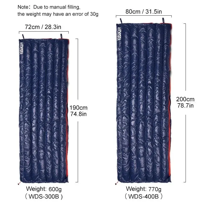 Ultralight Sleeping Bag Down Waterproof  Compression