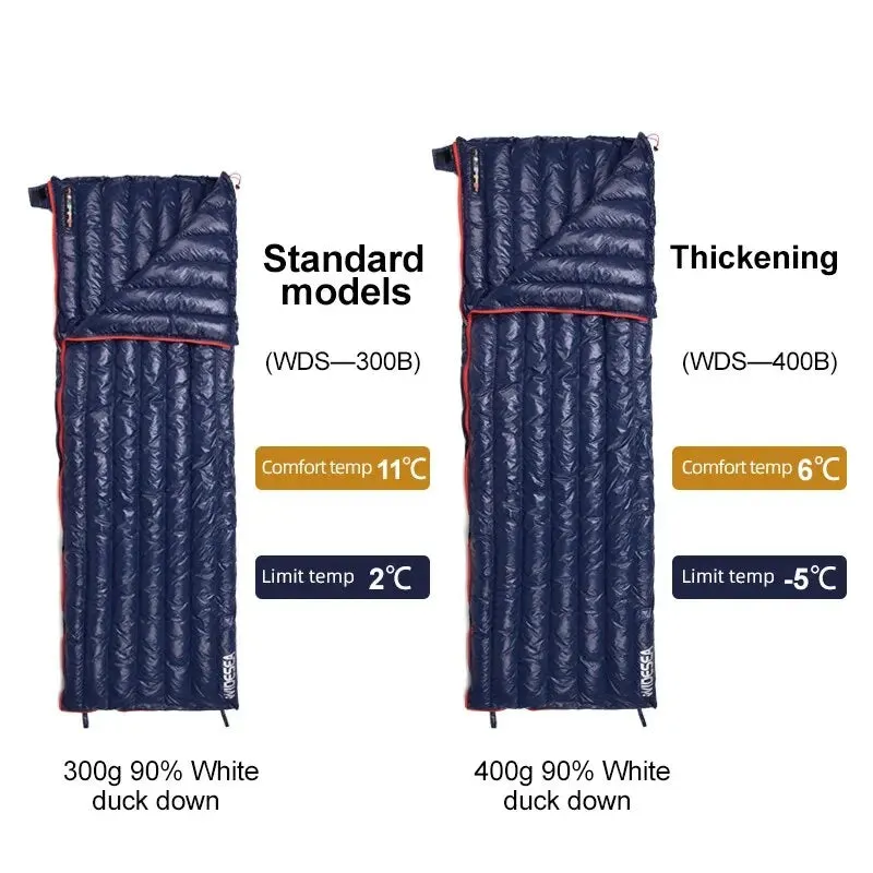 Ultralight Sleeping Bag Down Waterproof  Compression