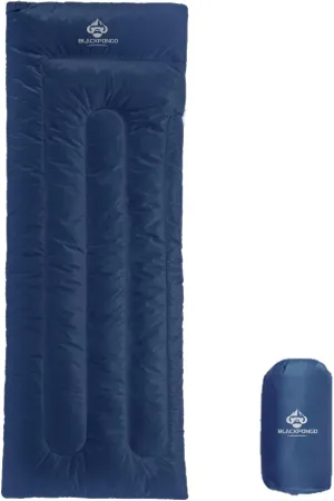 Ultralight Sleeping Bag - Envelope Lightweight Portable, Waterproof, Comfort with Compression Sack - Great for 3 Season Traveling, Camping, Hiking