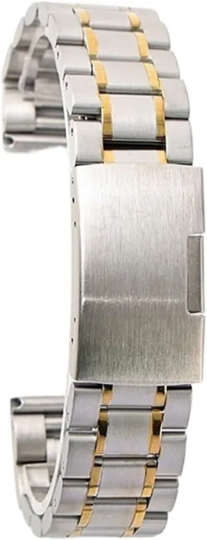 Universal 18mm 20mm 22mm 24mm 26mm 28mm 30mm Solid Classic Stainless Steel Band Metal Band Belt with Pin