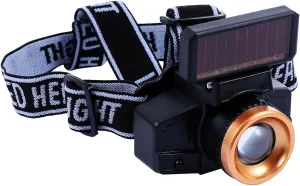 Uonlytech 2sets Outdoor Multi-Function Solar Charging Headlight Led Sensor Headlamp for Night Fishing Biking Camping More Portable Rechargeable Convenient USB Solar Power Options