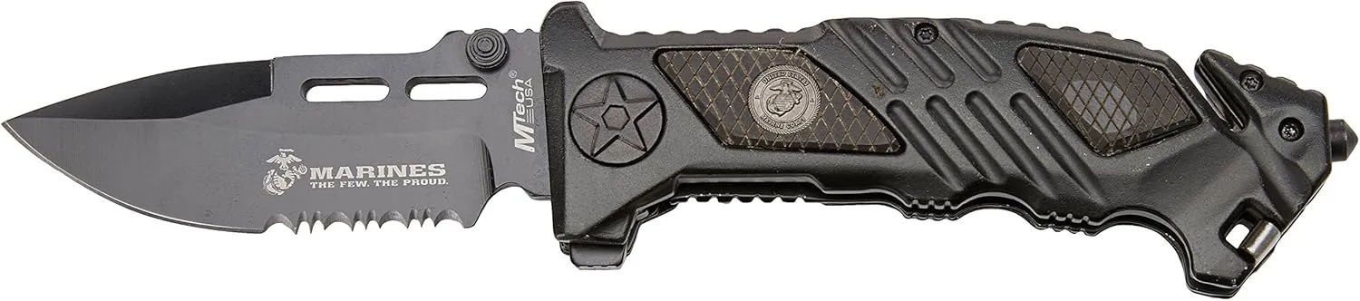U.S. Marines by MTech USA USA M-1023BK FOLDING KNIFE