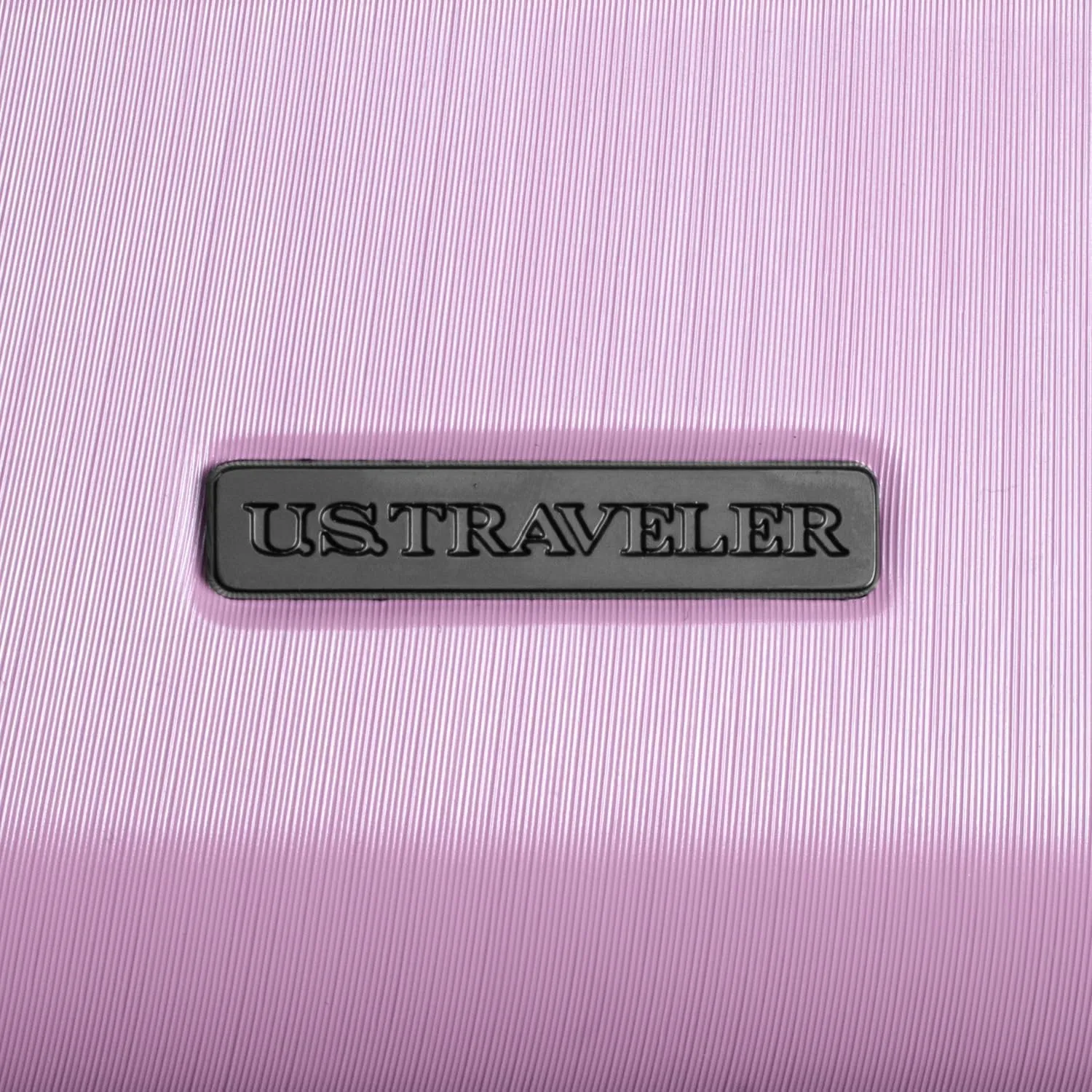 U.S. Traveler Boren Polycarbonate Hardside Rugged Travel Suitcase Luggage with 8 Spinner Wheels, Aluminum Handle, Lavender, Checked-Large 30-Inch