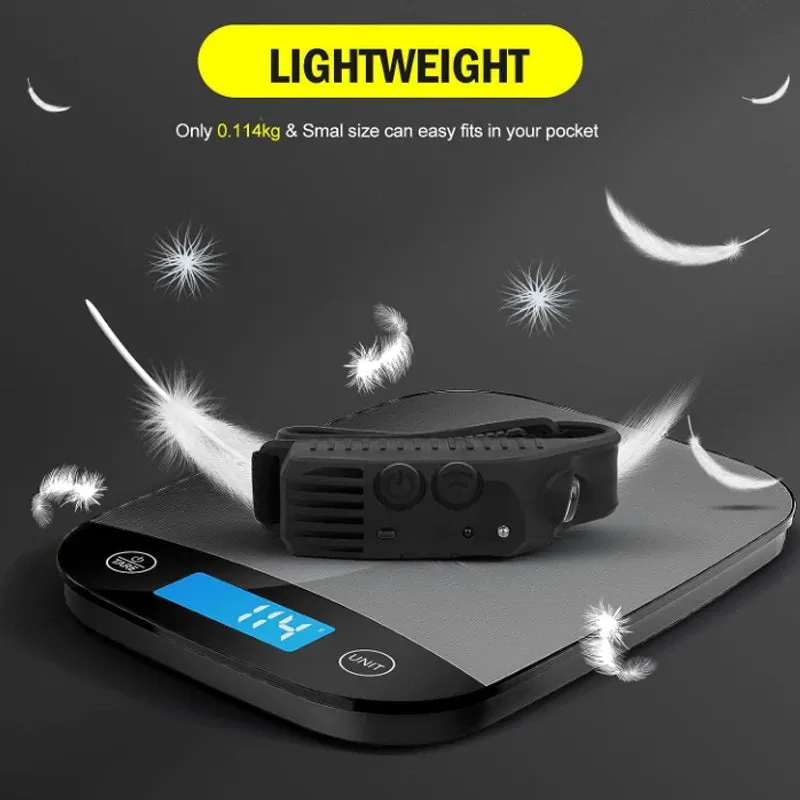 USB Rechargeable COB Induction Headlamp, Sensor Head Flashlight, Waterproof, 5 Modes, 1-10pcs
