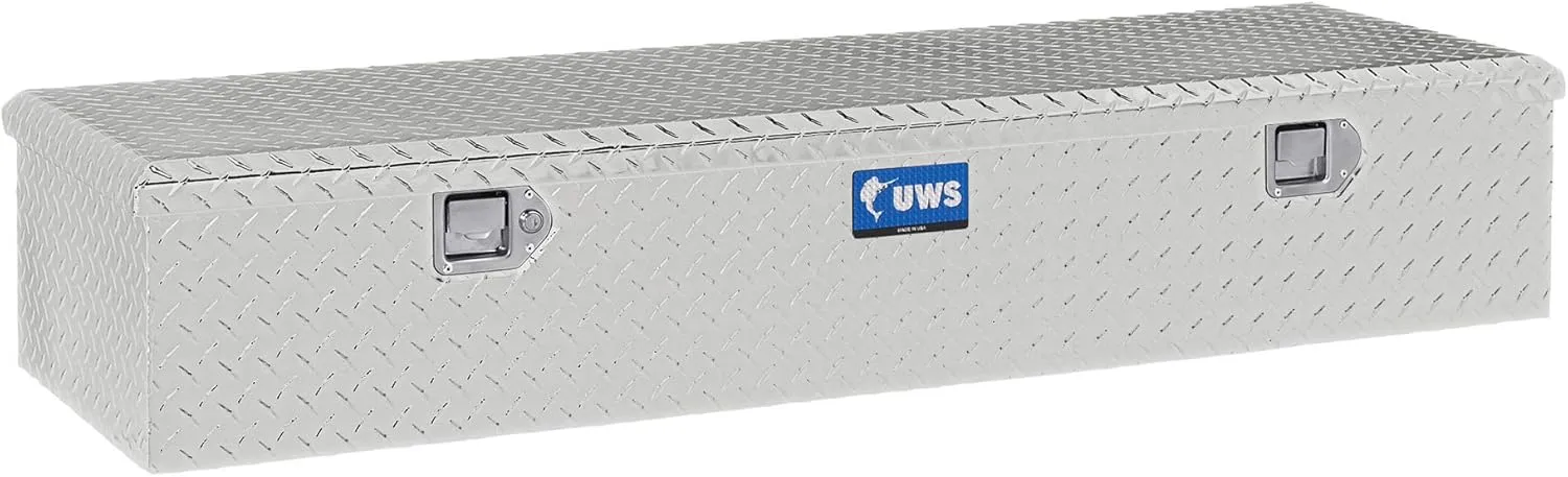 UWS EC20081 58-Inch Heavy-Wall Aluminum 5th Wheel Truck Bed Tool Box, RigidCore Lid