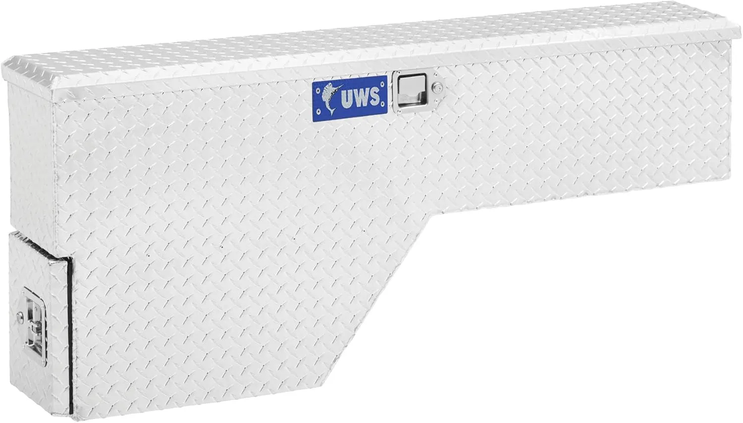 UWS EC30021 48-Inch Passenger-Side Heavy-Wall Aluminum Truck Fender Wheel Well Tool Box, RigidCore Lid