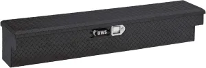 UWS EC30102 48-Inch Gloss Black Heavy-Wall Aluminum Truck Side Tool Box, RigidCore Lid