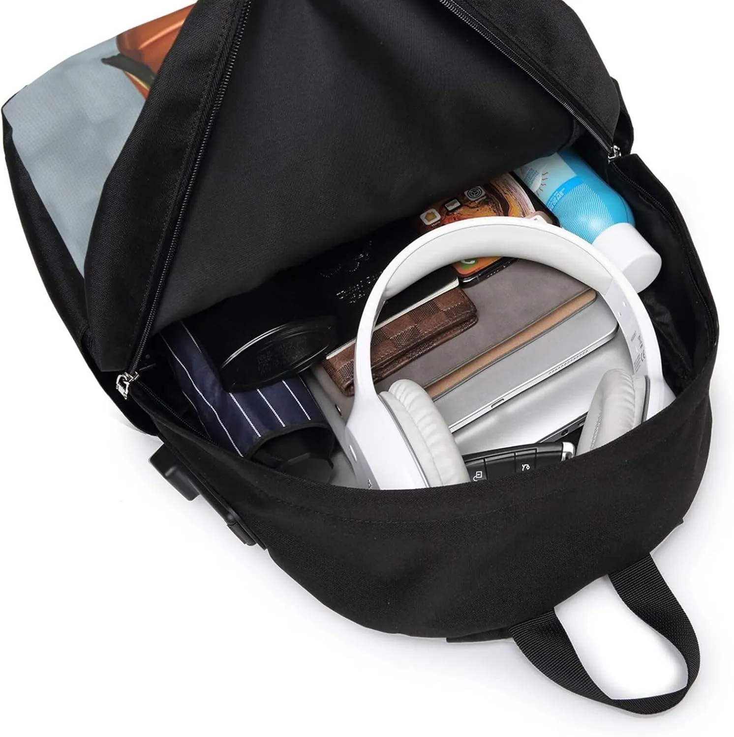 vacsAX Durable Ergonomic Backpack With - Large Capacity With USB Ports - Perfect For Women Men Blooming Orchids