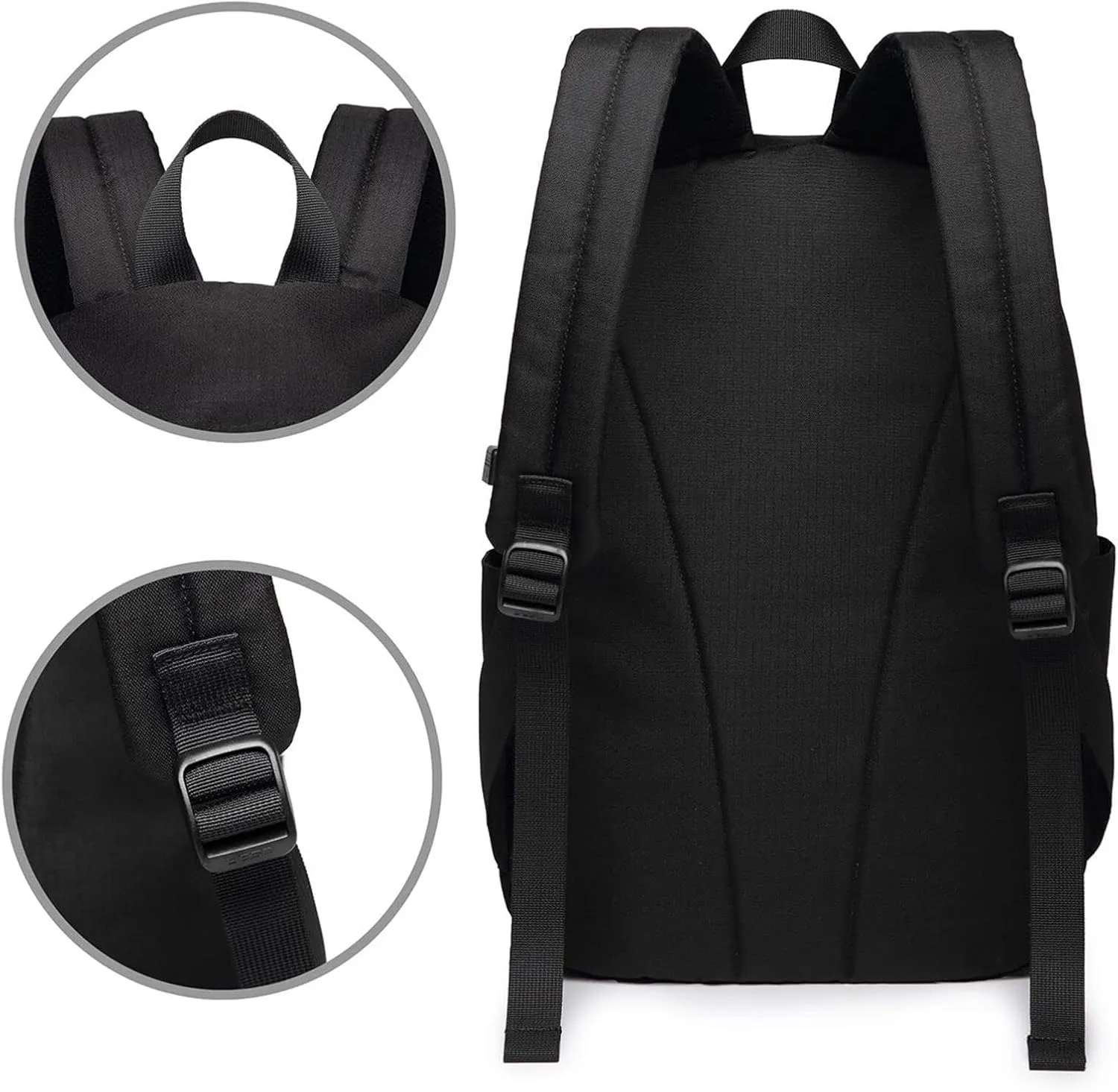 vacsAX Durable Ergonomic Backpack With - Large Capacity With USB Ports - Perfect For Women Men Golden Sunflower