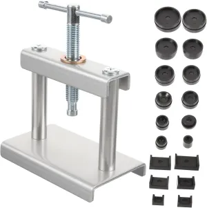 VALICLUD 1set Watch Press Tool with Molds Easy to Use Back Case Closer for Watch Repair Includes Molds for Cases for Professionals and Enthusiasts