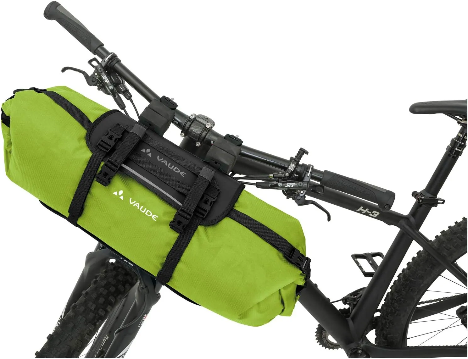 VAUDE Uni Sport Duffel, Black/Green, One Size