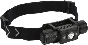 VBESTLIFE LED Headlamp, Portable LED Torch Type C Charging IPX6 Waterproof Aluminum Alloy Super Bright 180 Degrees Adjustment for Camping for Adults