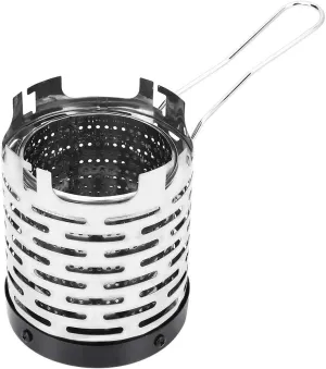 VBESTLIFE Portable Outdoor Stove - Wood Fuelled Camping Stove - Stainless Steel - Compact & Lightweight - Suitable for Hiking, Backpacking & Camping
