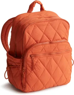 Vera Bradley Women's Featherweight Large Bancroft Backpack, Potter's Clay, One Size