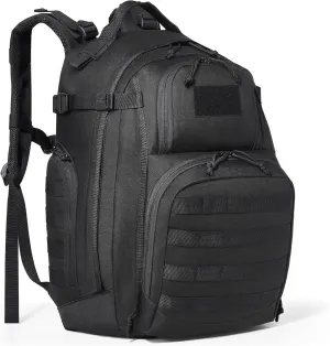 VEVOR Tactical Pack, 40L Military Pack with Molle Design and Laptop Compartment, Waterproof Tactical Pack for Men, Army Pack Bag Day Pack for Camping, Hiking, Gym