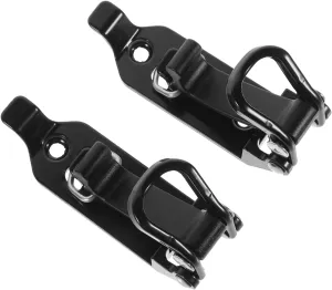VICASKY 2pcs Metal Shovel Holder Rack Durable Car Mounting Clamp for Secure Tool Fixation Sleek Design for Roof Rack Accessories Easy Installation and Sturdy Construction