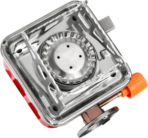 VICASKY Backpacking Stove Portable Folding Camping Gas Stove Aluminum Alloy Outdoor Metal Burner for Adventure
