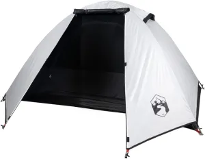 vidaXL Camping Tent Dome 2-Person White Blackout Fabric Waterproof, Tent, Camping shelter, Garden shelter, Garden Tent, Outdoor shelter
