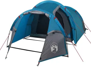 vidaXL Camping Tent Tunnel 2-Person Blue Waterproof, Tent, Camping shelter, Garden shelter, Garden Tent, Outdoor shelter, Lightweight Tent