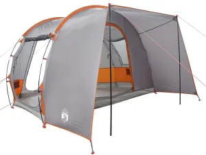 vidaXL Car Tent 2-Person Grey and Orange Waterproof
