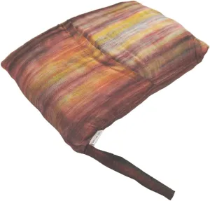 Vietnamese Luxury Silk Travel Double Sleeping Bag Liner Sheet Cover (Striped)