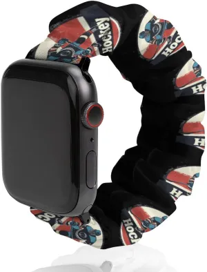 Vintage Hockey Fashion Watch Strap Scrunchies Wristbands Compatible With IWatch Series