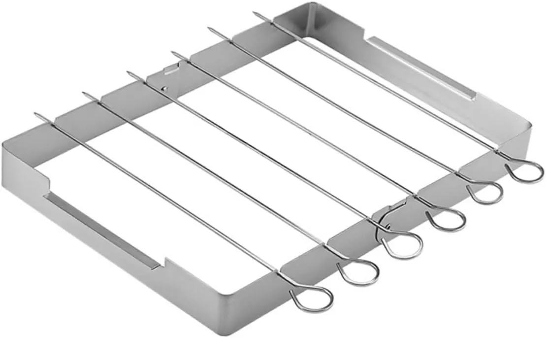 VOSAREA Grill BBQ Accessory Heat-Resistant Rack Stainless Steel Perfect for Outdoor Camping