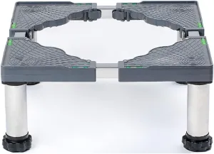 Washing Machine Base Stand, with 4 Heavy Duty Adjustable Feet Hight 15cm, Universal Multi-Functional Base Holder for Dryer Refrigerator Furniture Washing Machine, Max Load 560LB (4legs)