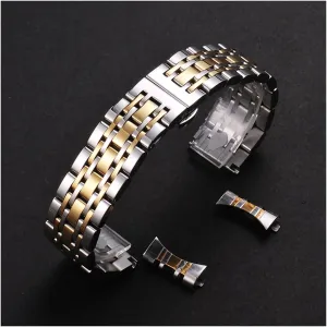 Watch Strap Metal Breathable Stainless Steel Strap, Replaceable Strap Quick Release Stainless Steel 12Mm-26Mm /21Mm/Gold