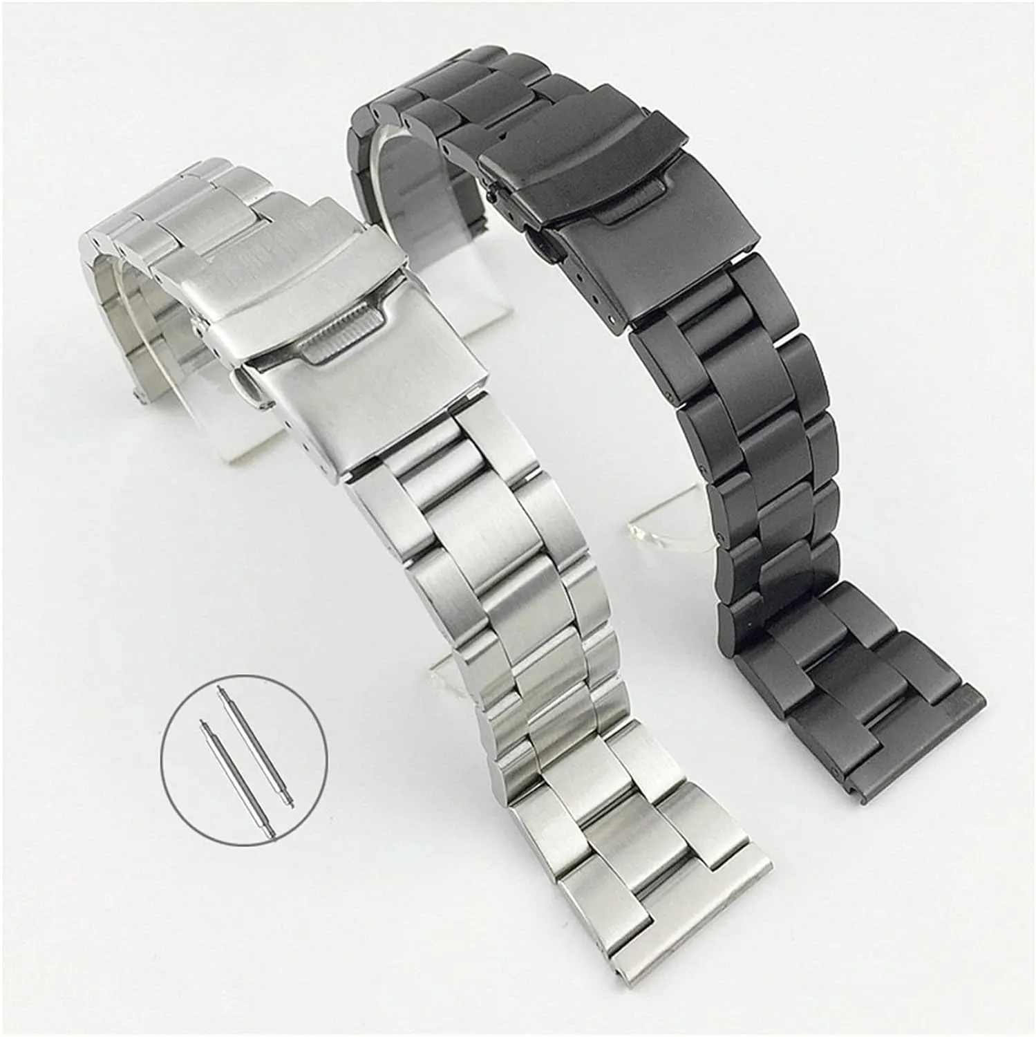 Watch Strap Stainless Steel Watch Band Metal Solid Men's Women's Bracelet Wristband Accessories 18mm 20mm 22mm 24mm 26mm