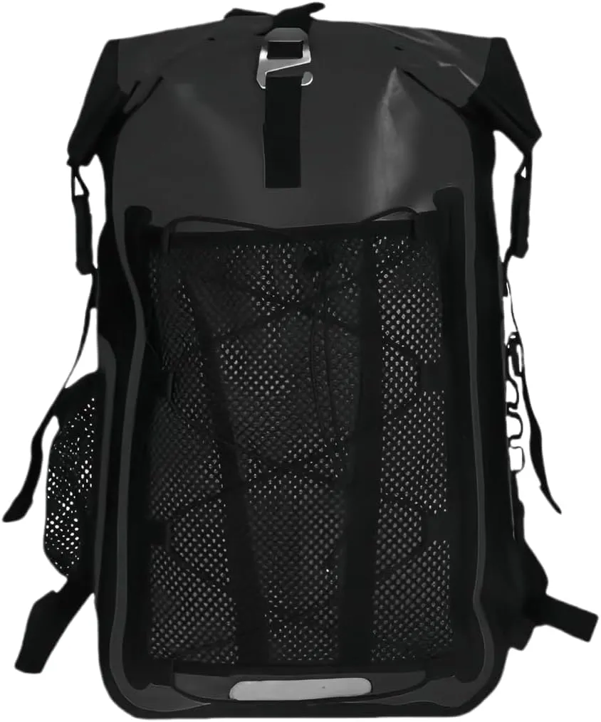 Waterproof Backpack Kayak Dry Bag Backpack Waterproof 30L, Lightweight Roll Top Dry Bag for Boating Surfing Camping (Black,30L)
