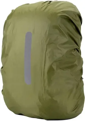 Waterproof Backpack Rain Cover Waterproof Backpack Cover Travel Safety Outdoor Backpack Cover Waterproof Rain Cap Cover for Hiking，Camping(Deep Green,M(30-40L))
