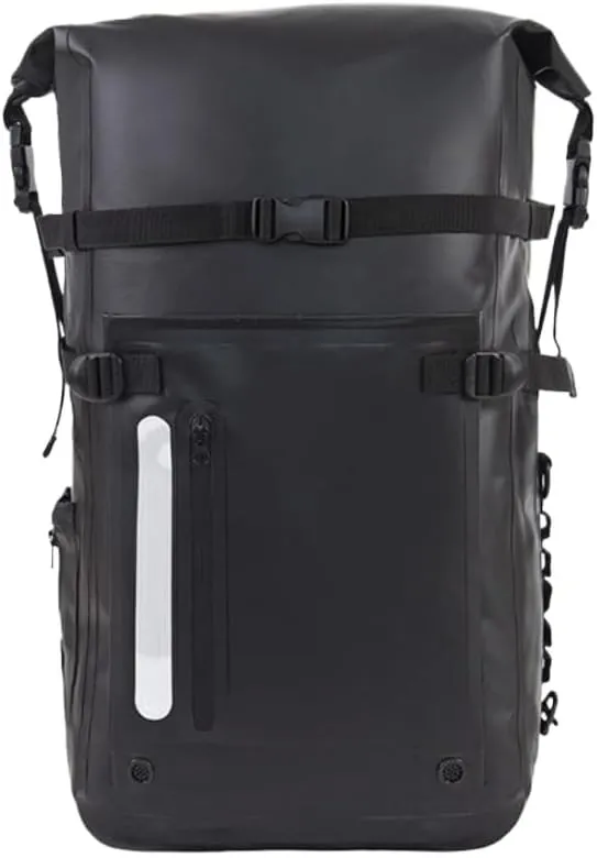 Waterproof Bag Wet Dry Bag Hiking Backpack 30L Outdoor Backpack for Kayaking Dive Bag for Fins Unisex (Black)