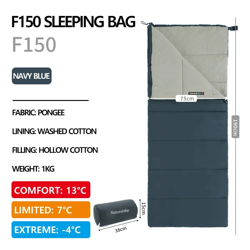 Waterproof Camping Envelope Sleeping Bag - Warm and Comfortable for Adults