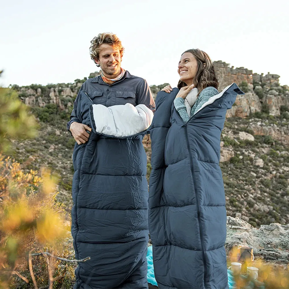 Waterproof Camping Envelope Sleeping Bag - Warm and Comfortable for Adults