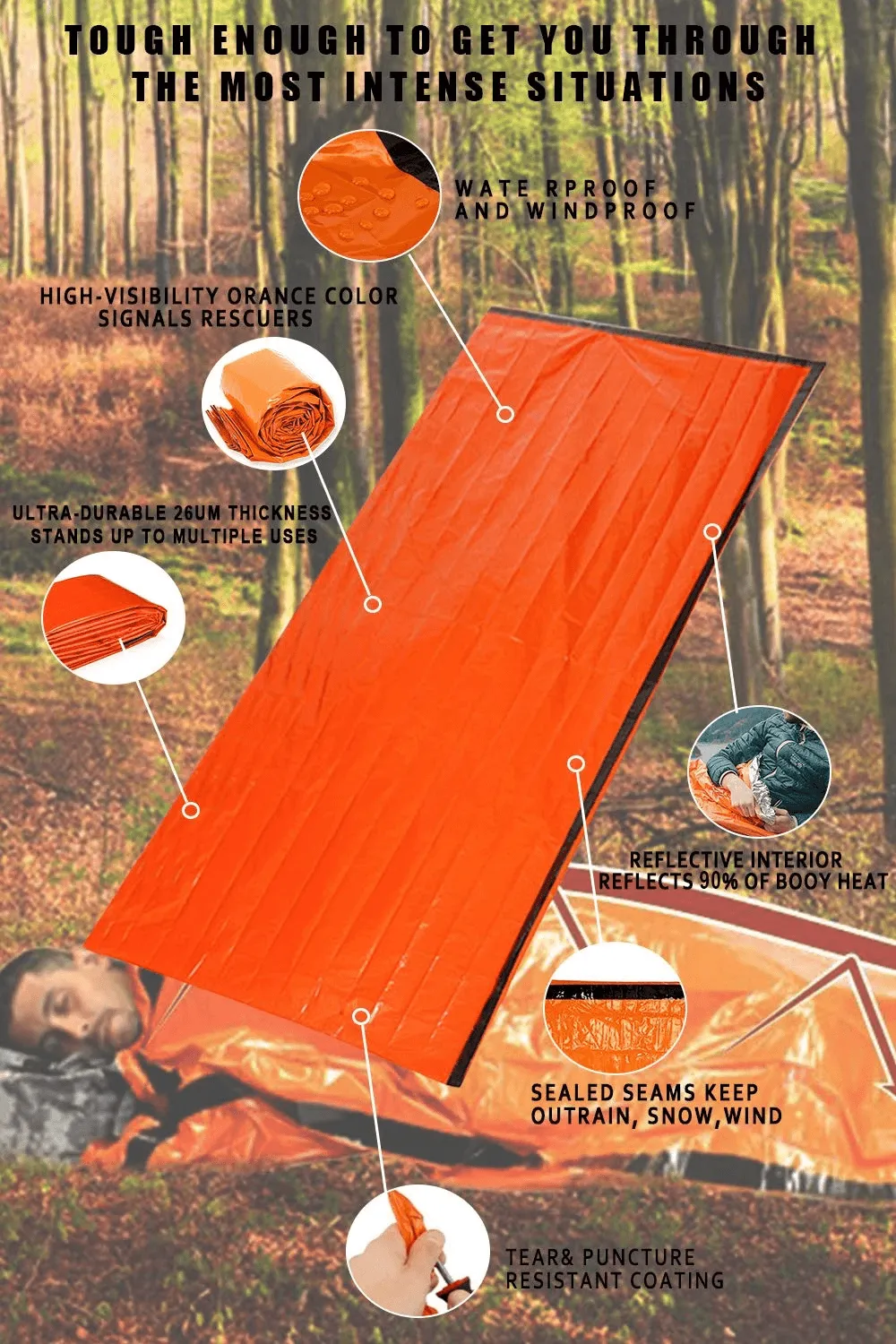 Waterproof Emergency Sleeping Bag