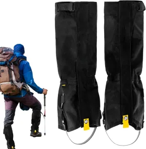 Waterproof Gaiters, Lightweight Boot Guard, Multifunctional Legging Gaiters for Skiing, Hiking, Landscaping, Construction, Camping