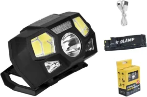 Waterproof USB Headlamp Motion Sensor 2pcs Xpe Cob Led Lamp for Cycling Camping Hiking