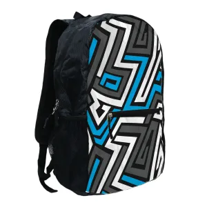 WindNSun Summit GoPak Blue Maze Folding Lightweight Backpack, 24 Liter
