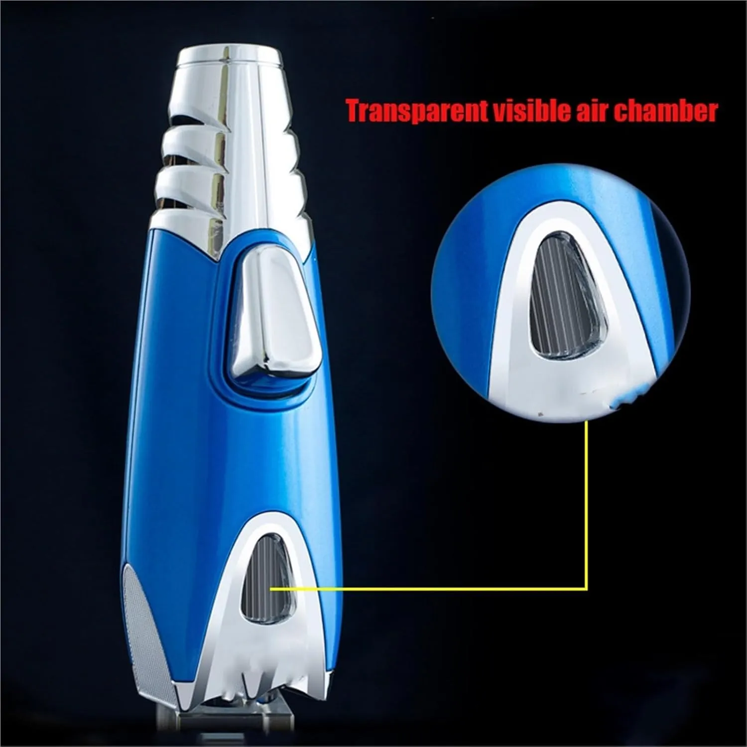 Windproof Blue Flame Butane Torch Lighter, Windproof, Kitchen Cooking Outdoor Camping Hiking Essential Men's Gift(Blue)