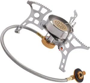 Windproof Camping Stove Propane Burner Compact Easy Perfect for Hiking Backpacking