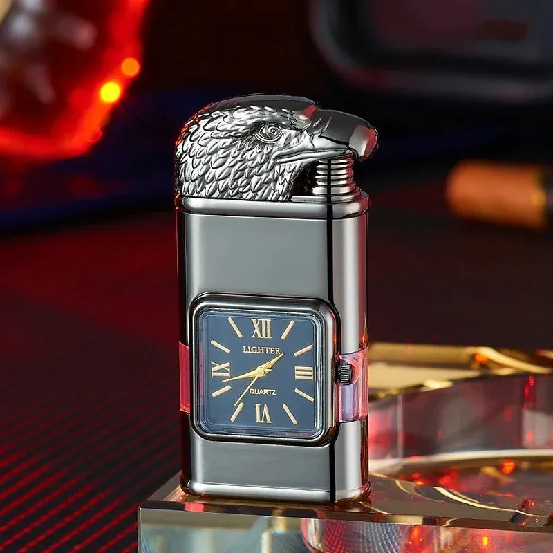 Windproof Lighter Vintage Watch Bezel Jet flame Torch